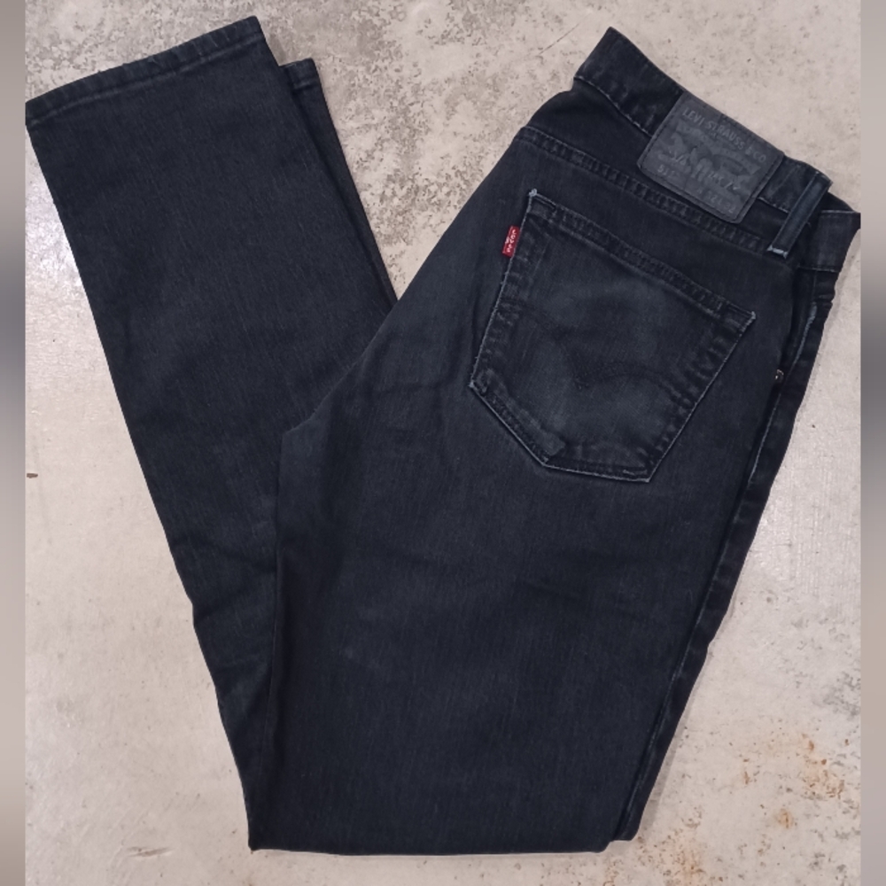 Mens Black Levi's 511 Jeans